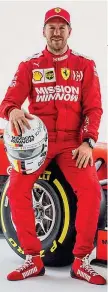  ??  ?? Leader Sebastian Vettel, 31 anni, alla sua quinta stagione alla Ferrari