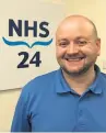  ??  ?? Follow the advice of Paul Smith, above, and his NHS 24 team in Tayside to ensure you’re prepared to look after yourself and your family over the festive period.