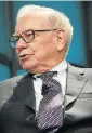  ??  ?? Warren Buffett