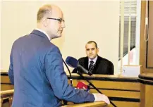  ?? Vypovídal u soudu jako svědek FOTO MAFRA – PETR TOPIČ ?? Bohuslav Sobotka