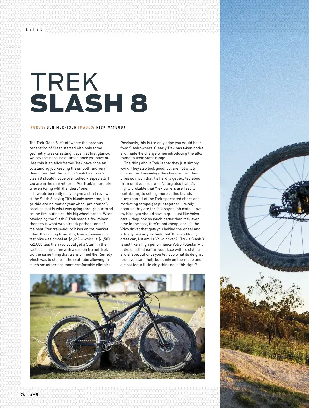 Pressreader Australian Mountain Bike 2018 12 10 Trek Slash 8