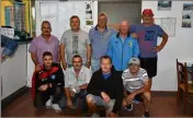  ?? Les triplettes gagnantes du concours de pétanque de la St-Michel . (Photos M.-E. M) ??