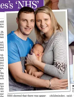  ??  ?? OVERJOYED: Parents Stacey and Colin Forrest with baby Calvin. Above: In 2017, we told how Prince Charles was creating his own ‘royal’ health service