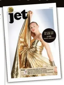  ?? ?? De gouden cover voor 50 jaar Jet.