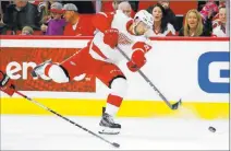  ?? Karl B Deblaker ?? The Associated Press Detroit Red Wings left wing Tomas Tatar was acquired by the Golden Knights on Monday for three future draft picks.