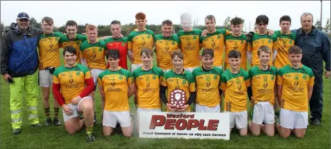  ??  ?? The triumphant Our Lady’s Island/St. Fintan’s Minor squad.