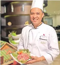  ??  ?? Chef Alex Destriza is Marco Polo Davao's asset.