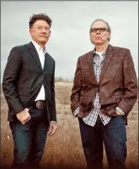  ??  ?? Lyle Lovett (left) and John Hiatt perform Friday in Eureka Springs and Feb. 17 in El Dorado.