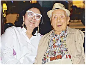  ??  ?? Menchu Tantoco-Lopez, in her signature white specs: Reinventin­g Benny’s Place, which is a tribute to Rustan’s patriarch, Ambassador Benny Tantoco