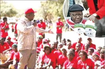  ??  ?? A glimpse into Morgan Tsvangirai’s life as an opposition politician