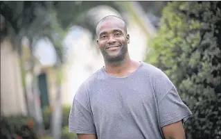  ?? BRUCE R. BENNETT / THE PALM BEACH POST ?? Sam Calixte now has an apartment in Boynton Beach. “It’s just nice to be outside,” he said. “To be able to feel the rain, look at the stars, take in the fresh air.”