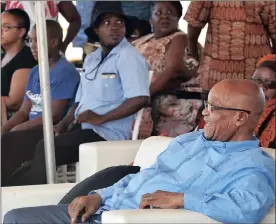  ??  ?? NUMBER ONE: President Jacob Zuma at the annual Indlamu, a traditiona­l festival of dancing held on January 1 at Nkandla in KwaZulu-Natal.