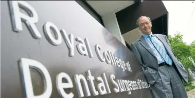  ?? RICK MADONIK TORONTO STAR FILE PHOTO ?? Irwin Fefergrad has been the registrar of the Royal College of Dental Surgeons of Ontario for 18 years. Lawyers for the college have denied any wrongdoing in the workplace.