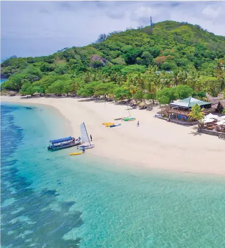  ?? The Castaway Island Fiji Resort. Photo: Castaway Island ??