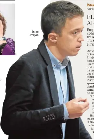  ??  ?? Íñigo Errejón