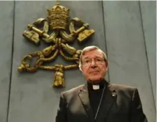  ?? ALBERTO PIZZOLI/AFP/GETTY IMAGES ?? Australian Cardinal George Pell is the highest-ranking Vatican official ever implicated in the child-abuse scandal that has roiled the Catholic Church.