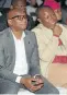  ??  ?? Zizi Kodwa keeping quiet around Juju.