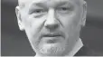  ?? JULIAN ASSANGE BY FRANK AUGSTEIN, AP ??