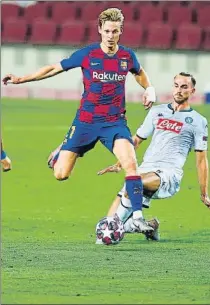  ?? FOTO: EFE ?? De Jong, clave en el juego del Barça