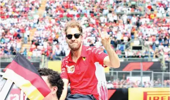  ?? | GETTY IMAGES ?? Vettel fue segundo en el GP de México 2018.