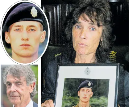  ??  ?? Mother Linda Benton died before getting justice for Sean, above. Peter Rook, left, criticised those involved