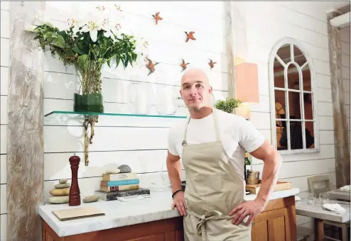  ?? Christian Abraham / Hearst Connecticu­t Media file photo ?? Chef Brian Lewis, pictured at The Cottage in Westport in December 2015.