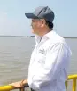  ??  ?? El gobernador Franco Ovalle, elogió disposició­n de los pescadores.