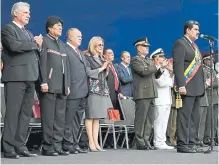  ??  ?? A la ceremonia asistió el presidente de Bolivia, Evo Morales.