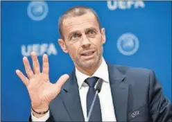  ??  ?? Aleksander Ceferin, presidente de la UEFA.