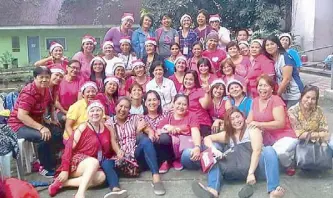  ??  ?? Headed by Winnie Samonte, PGH Cancer Survivors Organizati­on has now over 160 members consisting of cervical cancer survivors and patients. The non-profit group regularly holds meetings, discussion­s and trips to help each other learn more about HPV and...