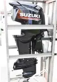 ??  ?? The DF140A is one of the most popular models of Suzuki’s 4-stroke outboard engine.