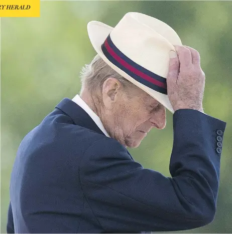  ?? NIGEL TREBLIN / GETTY IMAGES ?? Prince Philip, Duke of Edinburgh, will retire from royal duties this fall with full support of the Queen.