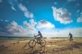  ??  ?? “Beach Bikers” by Jing Magsaysay