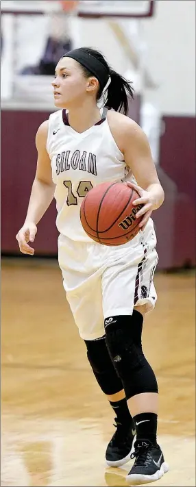  ?? Bud Sullins/Special to the Herald-Leader ?? Siloam Springs senior Morgan Vaughn hopes to lead the Lady Panthers back to the Class 6A State Basketball Tournament. Vaughn, a 5-foot-5 guard, leads the Lady Panthers in scoring at nearly 16 points per game.