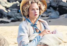  ??  ?? Grief-stricken: Gabriella Wilde as Caroline in period drama ‘Poldark’