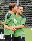  ?? Archivfoto: Brugger ?? Gestern war Iglings Torjäger Alexander Wilbiller (rechts) nicht beim Bayern Spiel, aber nur, weil er keine Zeit hatte.