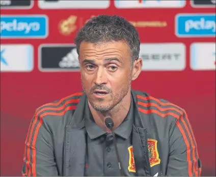  ?? FOTO: GETTY ?? Luis Enrique, satisfecho con la actitud de sus jugadores en esta primera semana de entrenamie­ntos