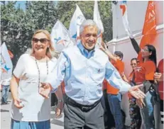  ?? FOTO AGENCIAUNO ?? El candidato hizo un llamado a votar este domingo.