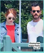  ??  ?? Small caption to go in here Emma has major feels for JT