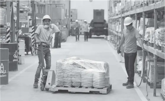  ?? MARIBEL CALDERÓN ?? El trabajo en el sector industrial es uno de los más sólidos en Hidalgo.