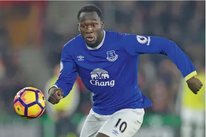  ?? AFP file ?? Romelu Lukaku is reported to have been offered wages of over £200,000 a week by United.—