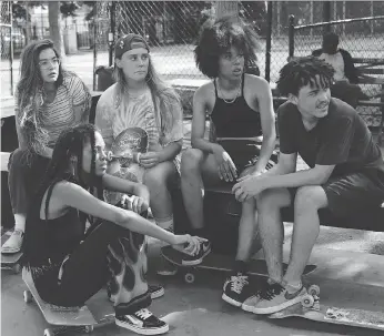  ?? MONGREL MEDIA ?? SKATE KITCHEN★★★★ outof5Cast: Rachelle Vinberg, Nina Moran, Jaden Smith Director: Crystal Moselle Duration: 1h45m Sometimes all you need to spark a lasting friendship is a skateboard, reviewer Chris Knight writes of director Crystal Moselle’s new movie Skate Kitchen.