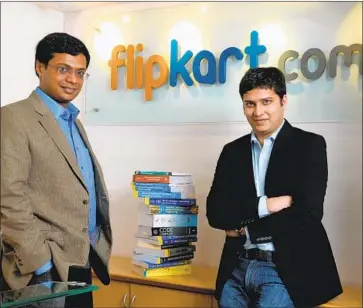  ?? Hemant Mishra Mint via Getty Images ?? FLIPKART execs Sachin Bansal and Binny Bansal acquired PhonePe, now a leading payment firm in India.