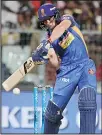  ??  ?? Rajasthan Royals’ Jos Buttler plays a shot during the VIVO IPL cricket T20 match against Kolkata Knight Riders in Kolkata, India, on May 15.
(AP)