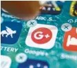  ?? Foto: Robert Günther, dpa ?? Die Google-plus-app wird bis Sommer 2019 von Smartphone­s und Tablets verschwind­en.Brüssel/luxemburg