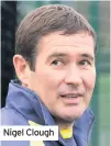  ??  ?? Nigel Clough