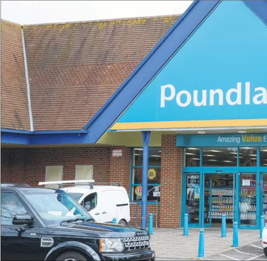  ??  ?? New Poundland opened at Warren Park after inheriting the Family Bargains site, inset, top right, during the company’s acquisitio­n