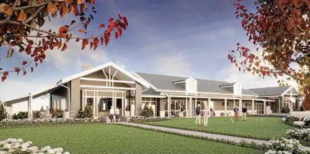  ??  ?? NEW BUILDING: An artist's impression of the second Country Club that is now under constructi­on at Seachange Toowoomba.