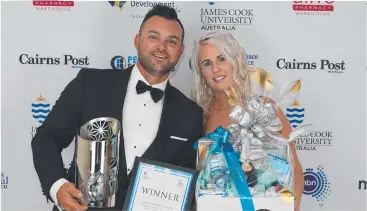  ?? ?? BEX Customer Service Trade and Retail winners Troy and Melissa Duncan.