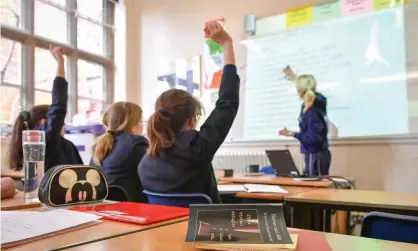  ?? Photograph: Ben Birchall/PA ?? NSW premier Dominic Perrottet has said schools will open safely on ‘day one, term one’ this year, but the scale of potential teacher shortages is worrying unions and education groups.